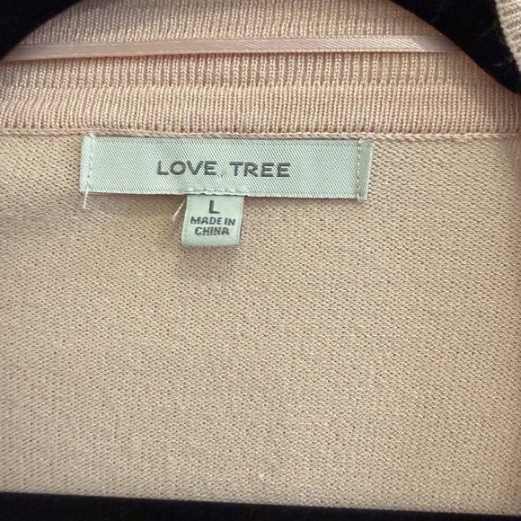 Love Tree Blush Pink Women's Shrug - Picture 3 of 9